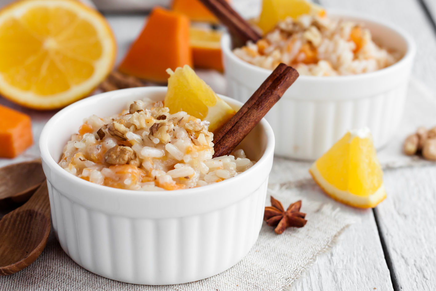 Milchreis mit Gewürz-Orangensauce &amp; Vanille - CoGAP